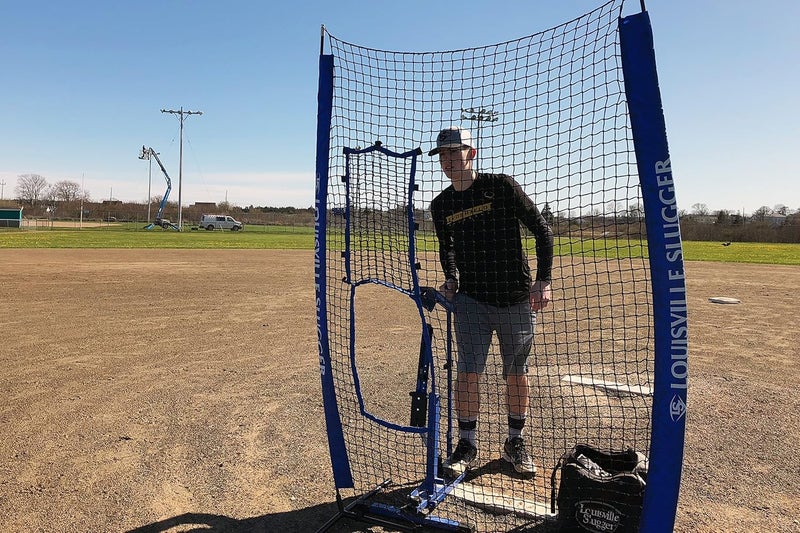 Game Master Louisville Slugger Flex Screen, Blue/Black - Image 5
